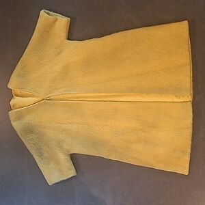 VINTAGE TEXTURED BRIGHT YELLOW COAT